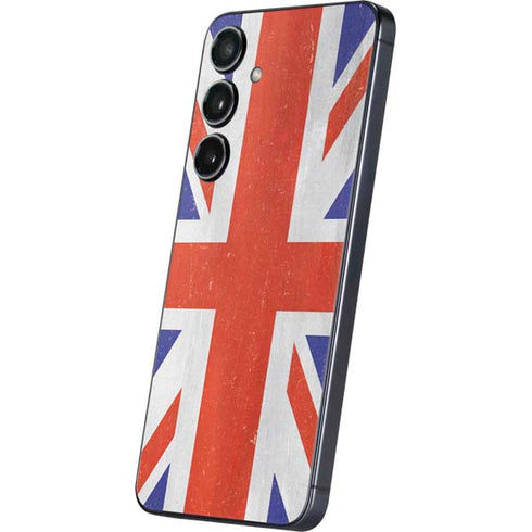 United Kingdom Flag Distressed Galaxy S25 Skin